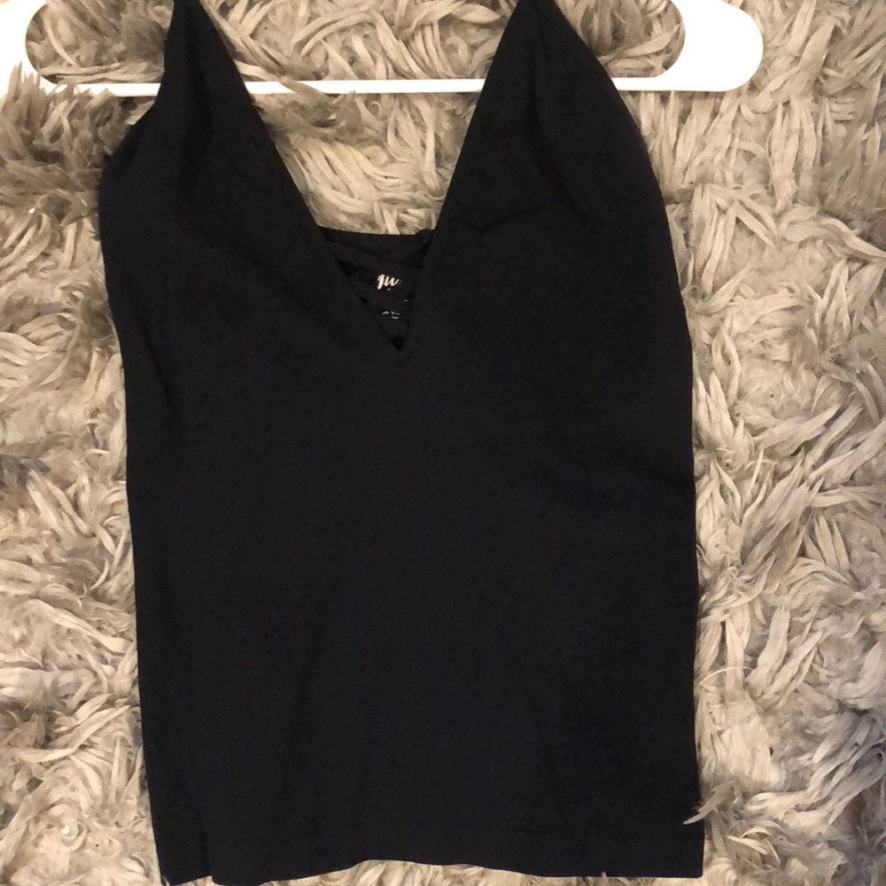 Black tanks with cris crosses